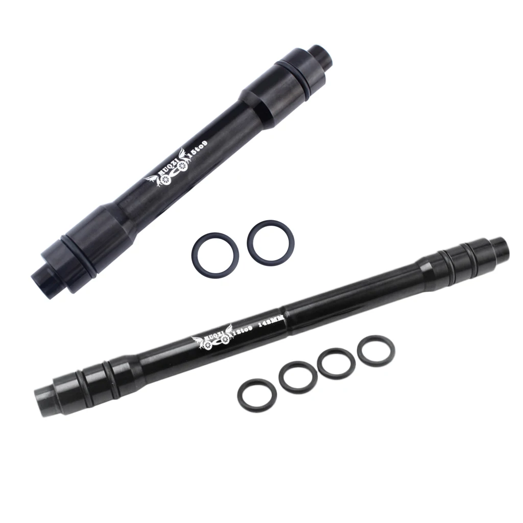 2Pcs Bike 12mm/15mm to 9mm Thru Axle Quick Release Adapter Hubs Converter 