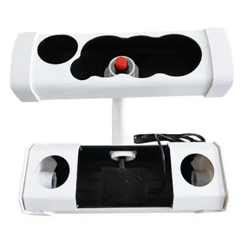 

Fish Vegetables Symbiotic Equipment Hydroponic Rack Small Desktop Hydroponic Holder Household Hydroponic Plant Rack Gift US Plug