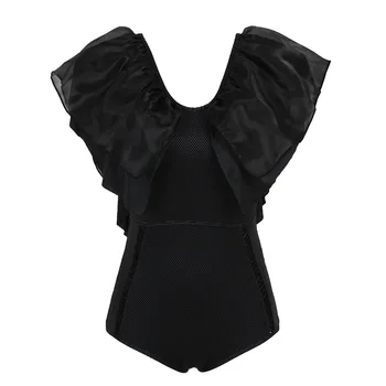

Swimsuit One Piece Bikinis Female 2019 One-Piece Swimwear For Women Full Woman Fused New Slim Fit Bodysuit Geometric Polyester