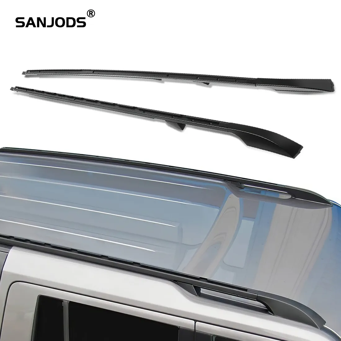 SANJODSRoofRailsReplacementForLandRoverLR3LR420052016PairOE
