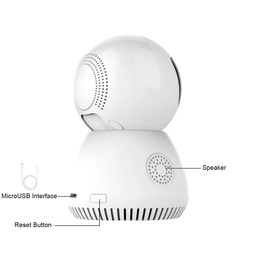 Camera Wifi Smart IP Camera Auto Tracking PTZ Pan Tilt 2MP HD 1080P Wifi Camera Wireless AI Human Detection Camera IP Camera