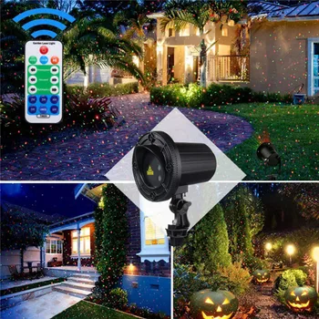 

RG LED Laser Projector Stage Light with Remote Control Spotlight Moving Lamp for Outdoor Landscape Lighting