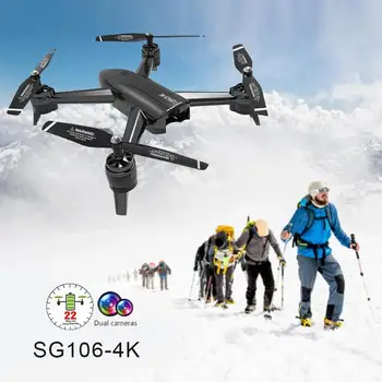 

SG106 4K WiFi Optical Flow HD Camera High Hold Mode RC Quadcopter Drone Helicopter Wide angle lens Aircraft w/ remote