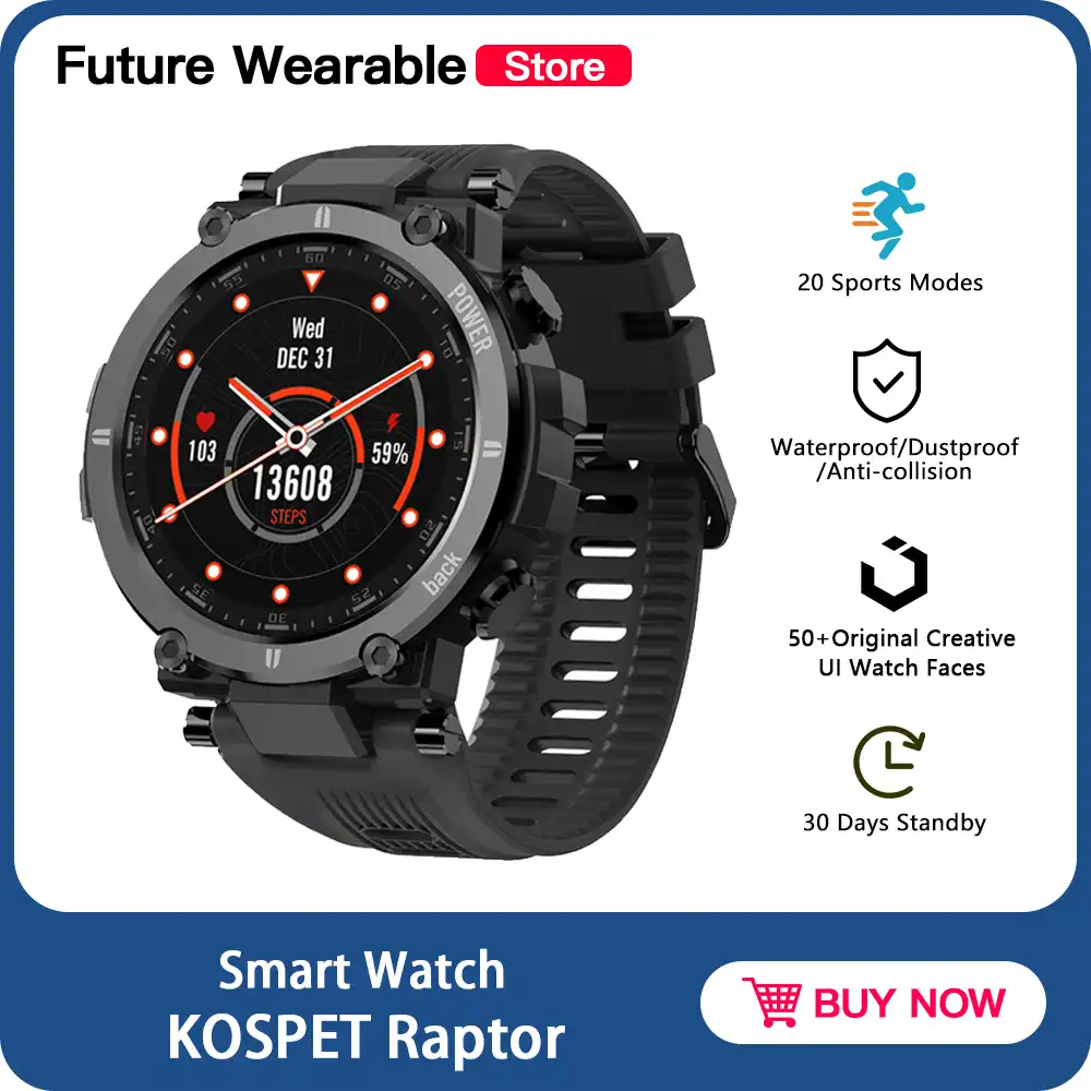 Kospetラプタースマート腕時計ip68防水スマートウォッチ男性のためのマルチモードスポーツ頑丈な屋外スポーツ時計のandroid Ios スマートウォッチ Aliexpress Kospetラプタースマート腕時計ip68防水スマートウォッチ男性のためのマルチモードスポーツ頑丈な屋外スポーツ時計のandroid Ios スマートウォッチ Aliexpress
