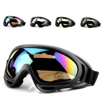

Outdoor 18*8CM Snowboard Goggles Ski Cycling Eyewear 4 Color Professional ABS Anti-UV Eye Glasses NEW Sports Dustproof