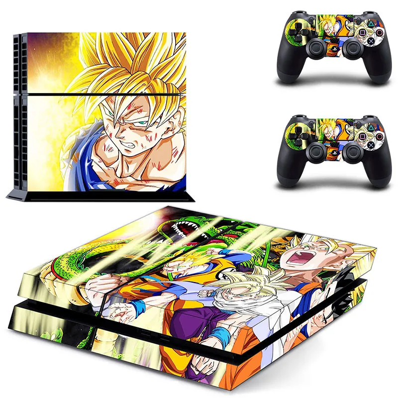 Dragon Ball Super PS4 наклейка s Play station 4 Кожа Наклейка Наклейки Обложка для playstation 4 PS4 консоль и контроллер Скины Виниловые