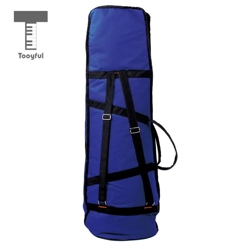 Tooyful прочная оксфордская ткань теноровый тромбон Gig Bag сумка для переноски сумка на плечо чехол для музыкального инструмента аксессуар 910 мм