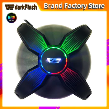 

Aigo darkflash talon 120mm PC Computer Case Fan 12cm Cooling Cooler led 4pin Silent Fan Quiet rgb fan 12V gaming frameless fan