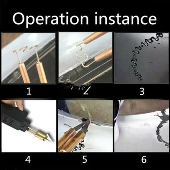 

Plastic Hot Staples Wave Stainless steel Silver 400pcs 0.8mm For Car Bumper Flat