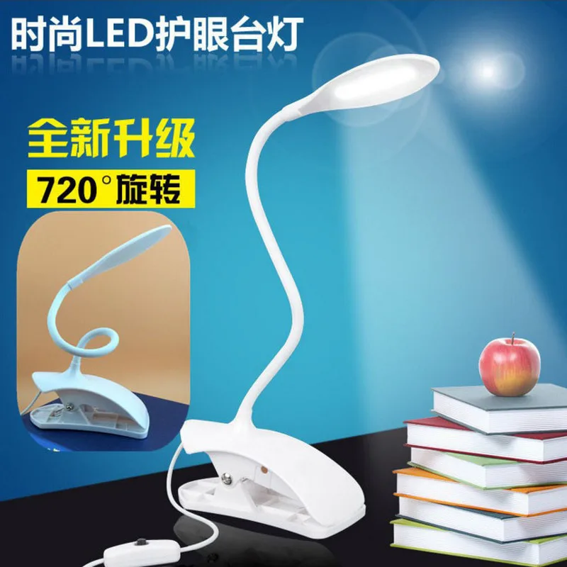 

1pcs Table Lamp Led Desk Lamp Touch Clip Study Lamps Magnifier Gooseneck Desktop usb Reading book Table Light
