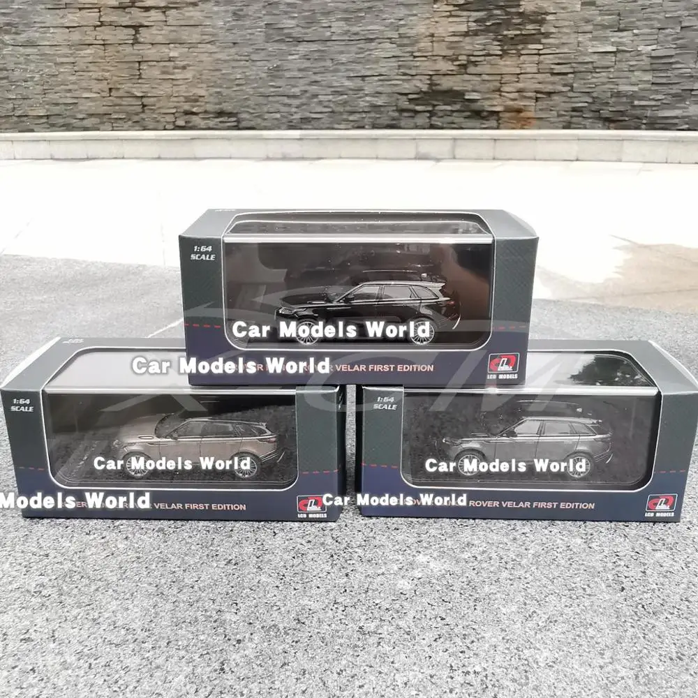 Литая под давлением модель автомобиля для ЖК-моделей Velar 1: 64 3 шт(черный, серый, коричневый)+ маленький подарок