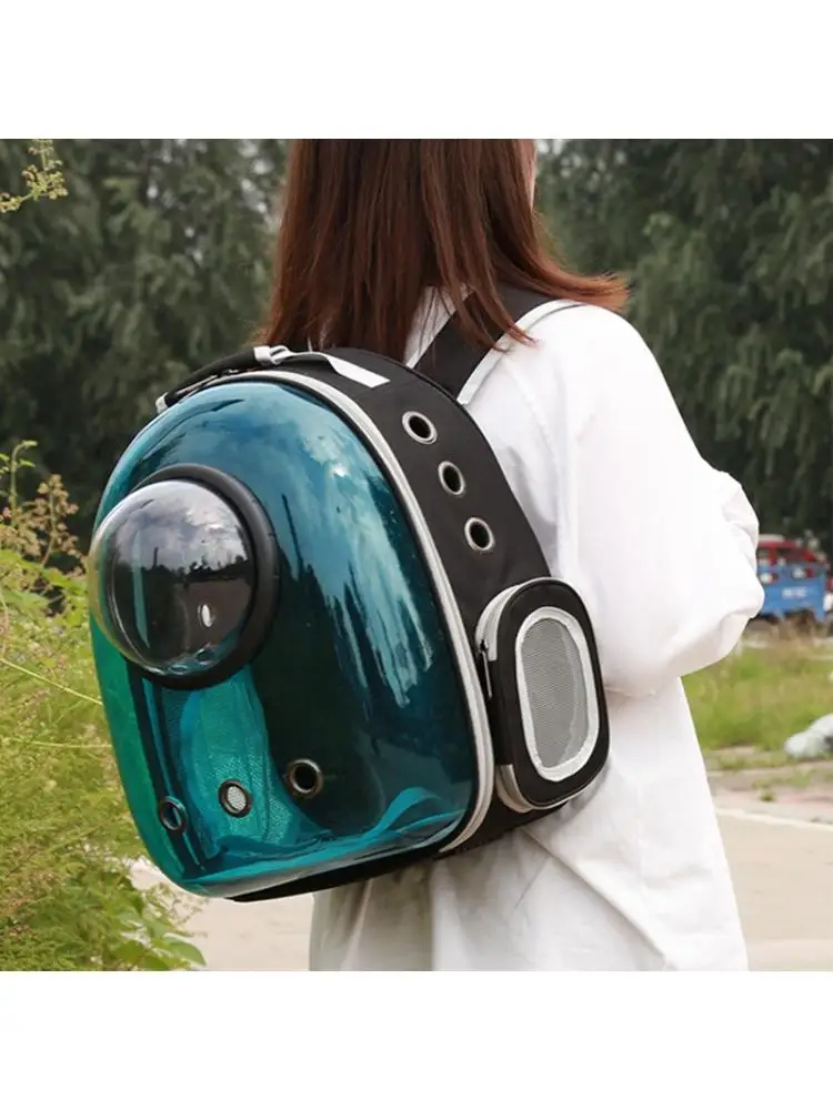 

Panoramic Transparent Bubble Window Lightweight Small Pet Carrier Backpack X5XA