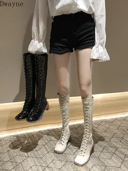 

Boots and Girls'Knee Boots 2019 New Autumn Boots Ins Riders' Boots with Big Heels and Long Barrels in Autumn and Winter