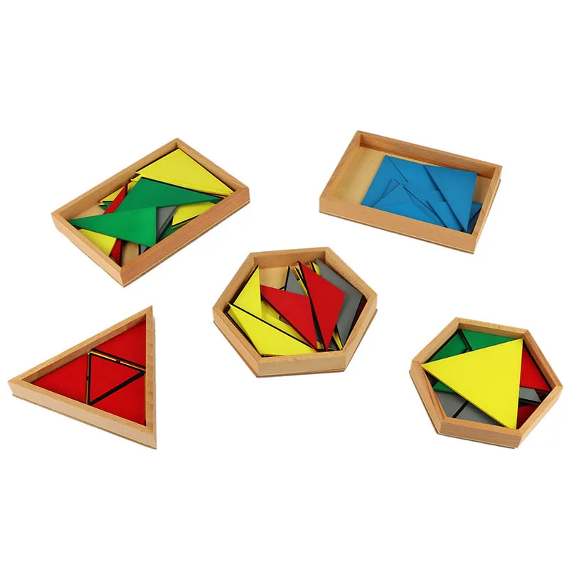 

Composition Triangular Montessori Teaching Aids Professional Montessori/Montessori Sensory Jigsaw Puzzle Genuine Product