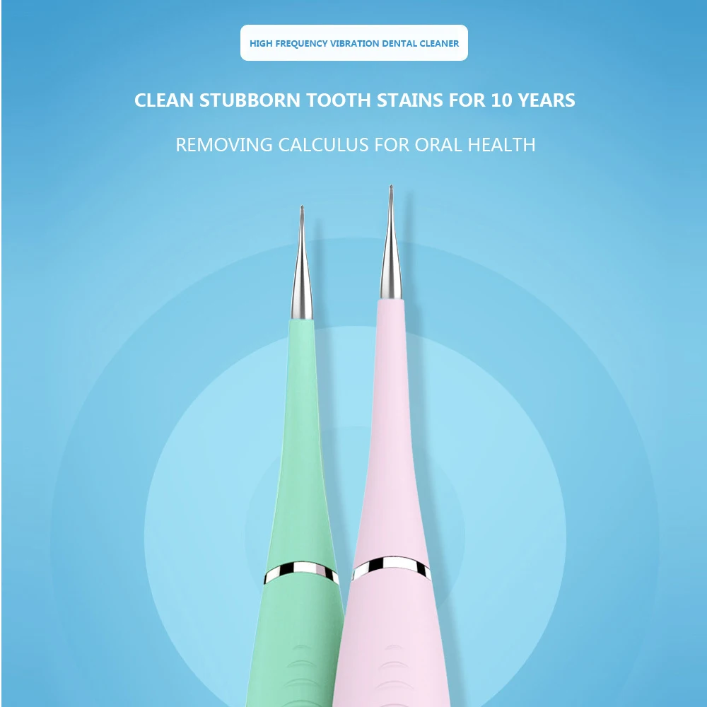 Sonic Electric Ultrasonic Dental Scaler Tooth Calculus Remover Cleaner Tooth Stains Tartar Tool Whiten Teeth Tartar Remove