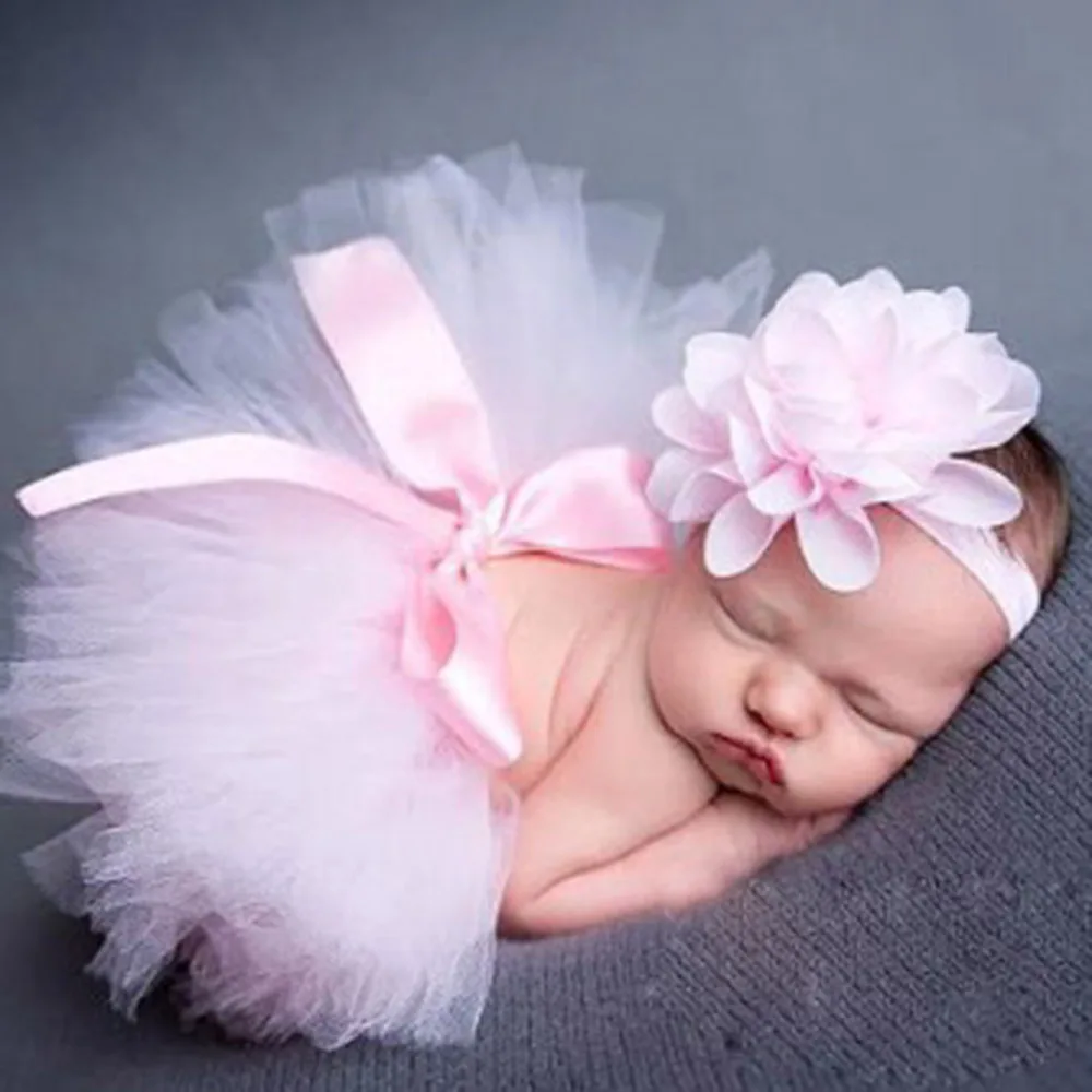 outdoor newborn photos Infant Suit Headband Set Tutu Skirt Baby Girl Summer Dress Cute Princess Newborn Outfit Costume Photography Props Accessories baby gifts at walmart	