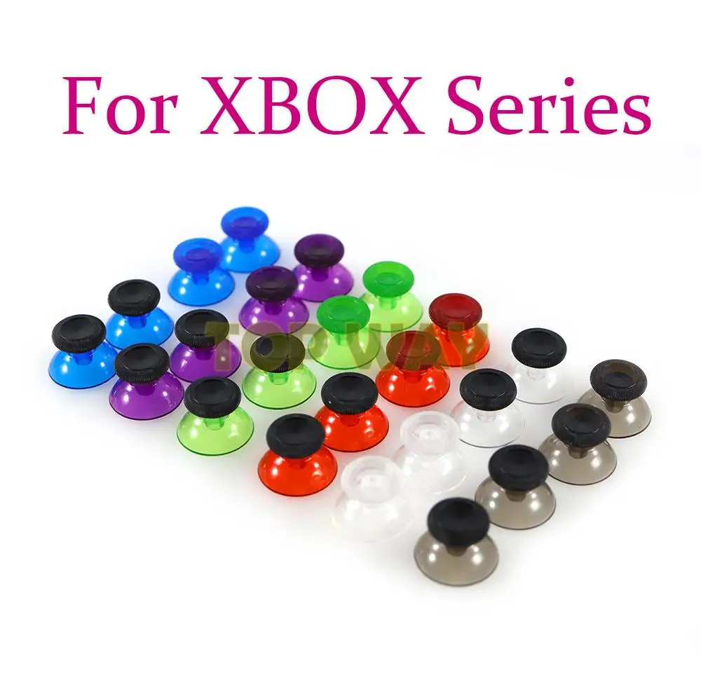 6 Pezzi Trasparenti Per Xbox One Series X S Controller 3D Levette Analogiche Tappi Per Xboxone Clear Cap Levette Analogiche
