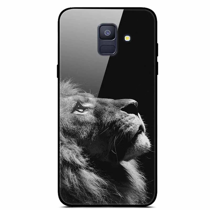 Tempered Glass Hard Back Case with Protective Cover