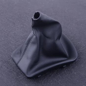 

CITALL PU Leather Brake Gear Shift Knob Cover Boot with Inner Plastic Frame Fit for BMW E46 1999 2000 2001 2002 2003 2004 2005