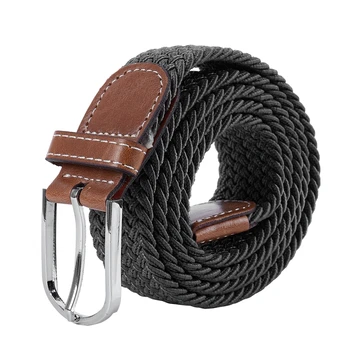 

Women Men canvas Belt Fabric Webbing Cotton Waist Strap leather pin Unisex Fashion Concise Waistband