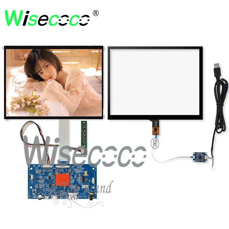 Painel de Exposição do Lcd com Placa do Motorista de Lvds Écran Sensível 97 Lp097qx1 Spa1 Spav Spc1 2048×1536 Sinal Edp Pistas 51 Pinos
