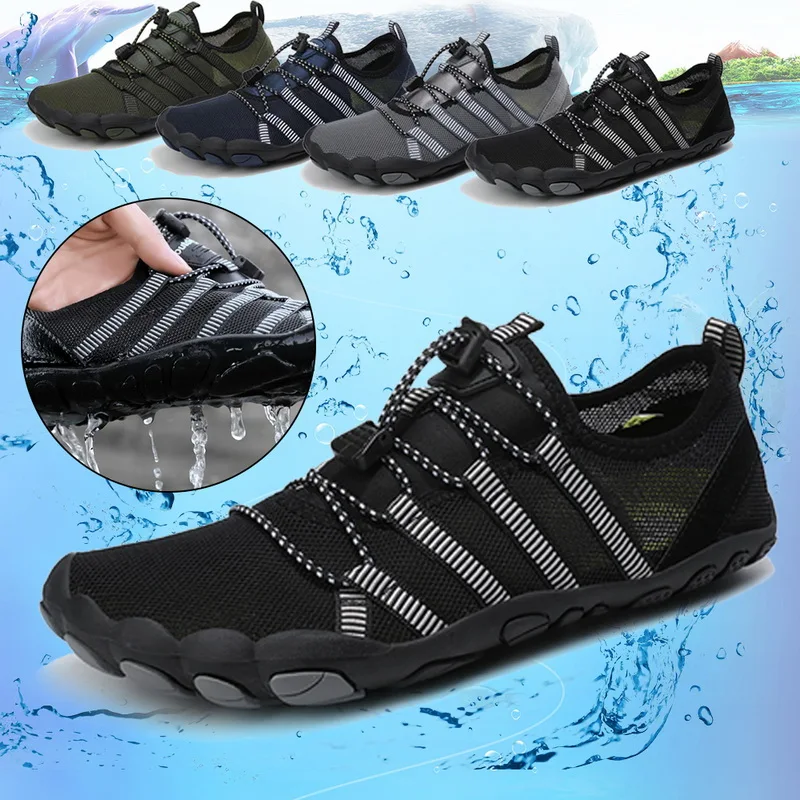 

Men Women Durable Sneakers Outdoor Climbing Trekking Sport Footwear Nonslip Flat Shoes Unisex Wading Water Sneakers 2020