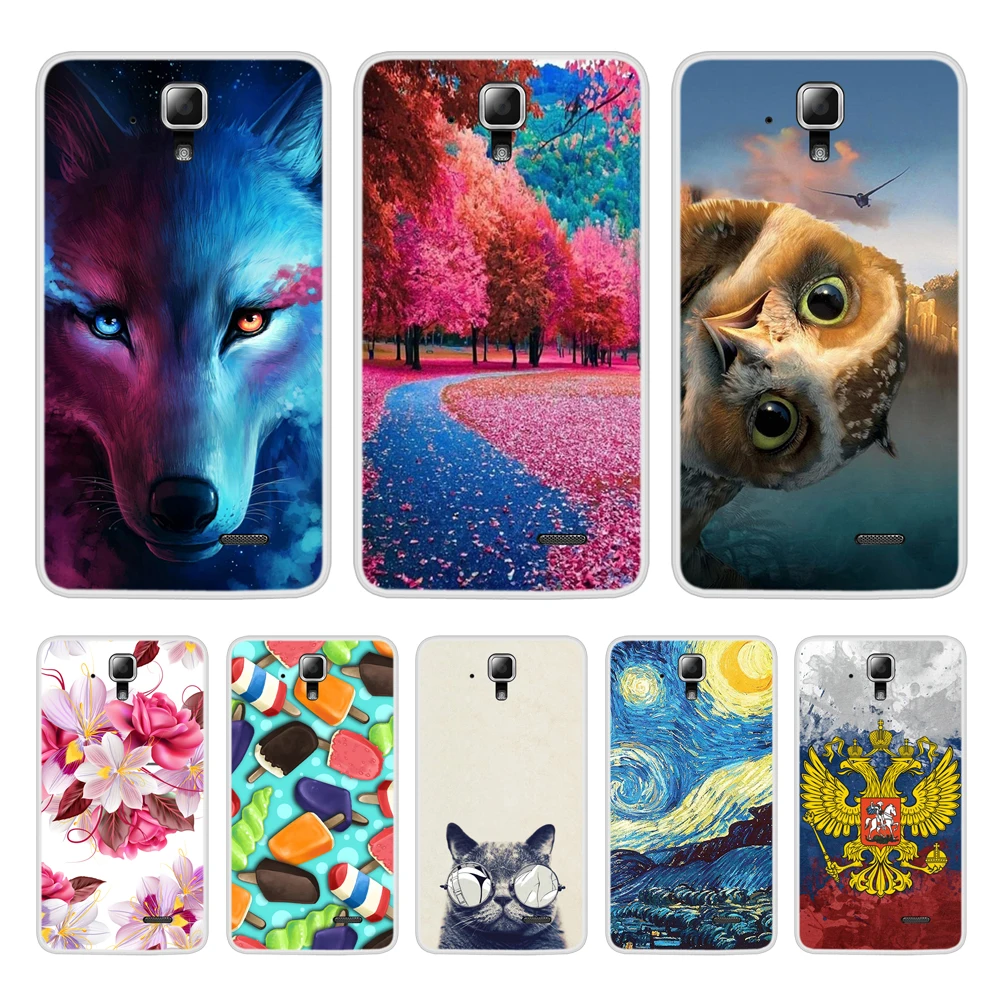 Case Cover for Lenovo A536 Soft Silicone TPU Cool Patterned Painting A 536 Phone Cases In Stock |