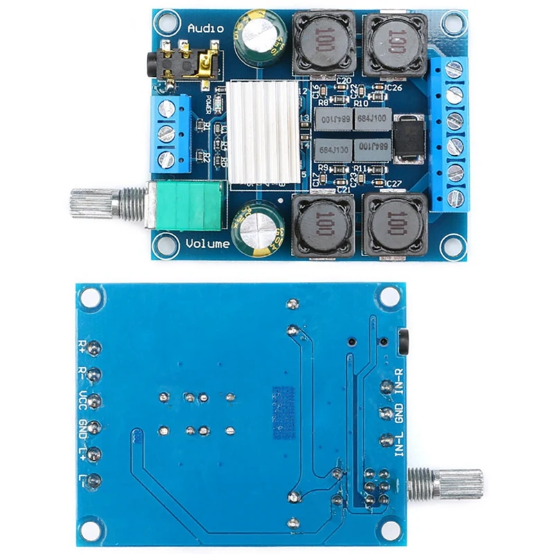 AAAE Top Tpa3116D2 2x50 Вт Цифровой Мощность аудио усилитель доска Модуль 4 5 V 27V Объем