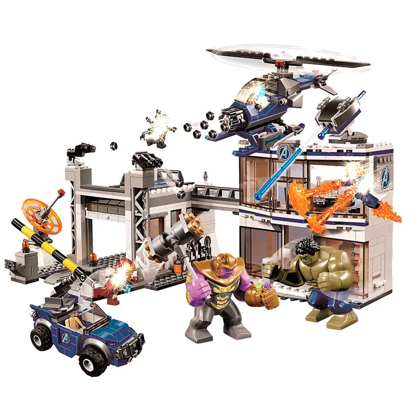 

2019 76131 Captain Legoinglys Marvel Compound Battle Model Building Blocks 783pcs Bricks Super Heroes Boys Birthdays Gifts Toys