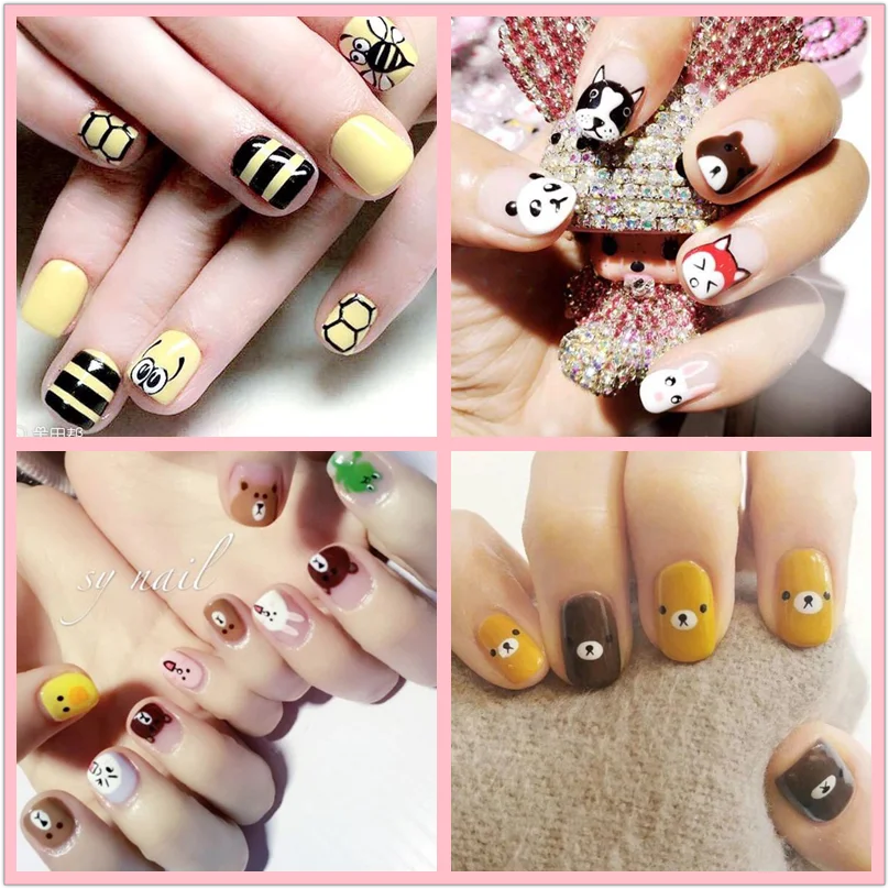 

14tips/sheet Beauty Nail Art Stickers Full Cover Sticker Wraps Decorations DIY Manicure Slider Nail Vinyls Adhesive Nails Decals