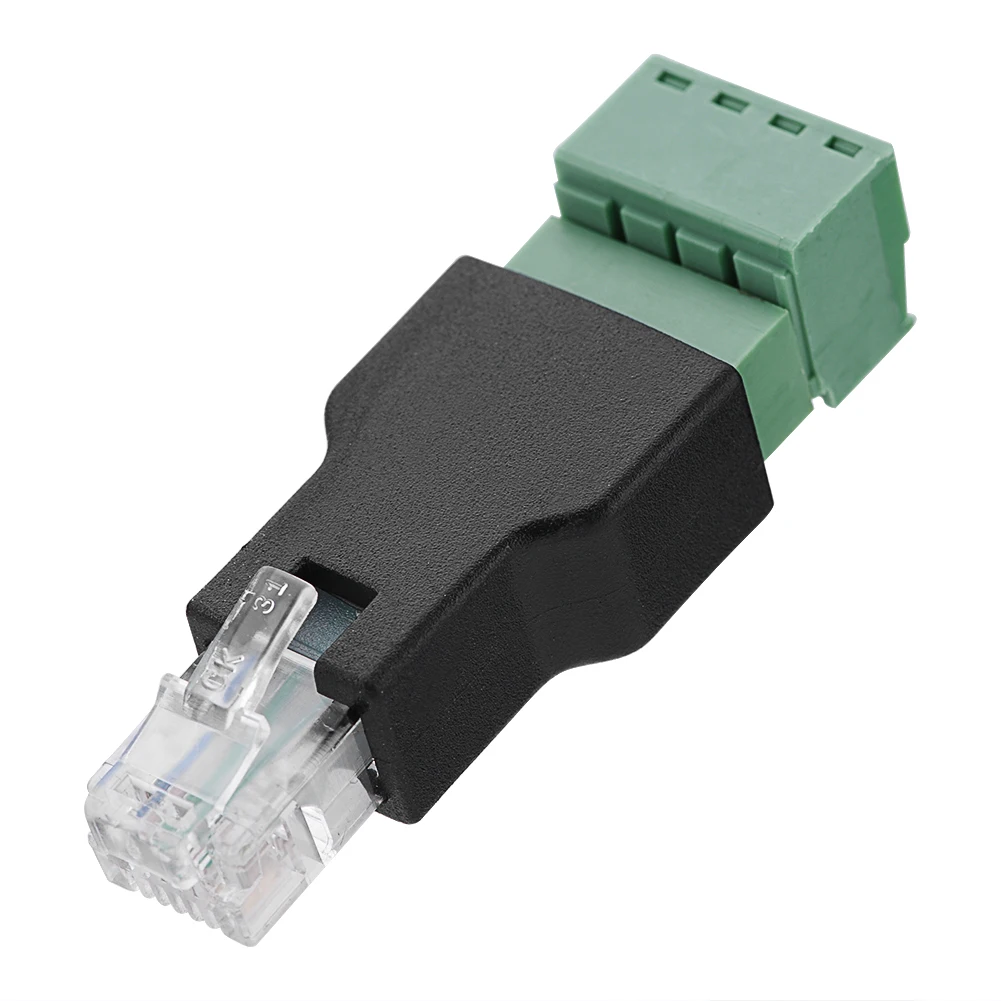 Ethernet терминал. Винтовой rj11. переходник rj11 на винтовую клемму. терминал разъем. wire terminal connector on panel.