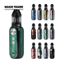 Magic Shark Just Quit It V-Vendetta Leaf Skull Painting Vape Sticker Pod Case Cover Wrap Skin Film for OBS Cube No Fade magic shark sexy woman just do it leopard painting pokemon wrap full film for pax 3 case vape cover skin sticker for pax 3