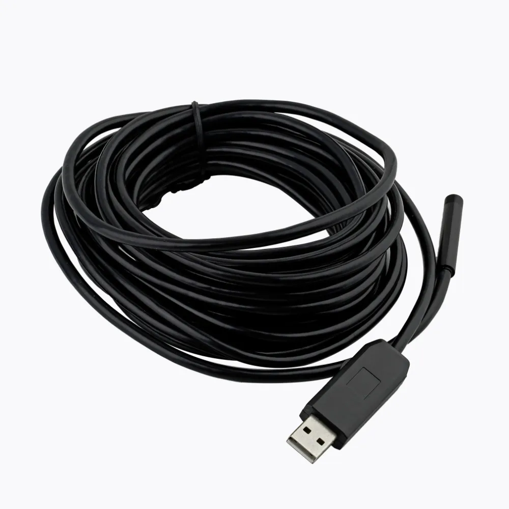 7 м 7 мм объектив водонепроницаемый мини USB эндоскоп наблюдательная трубка камера бороскоп трубка Змея Область с 6 светодиодами ночного видения