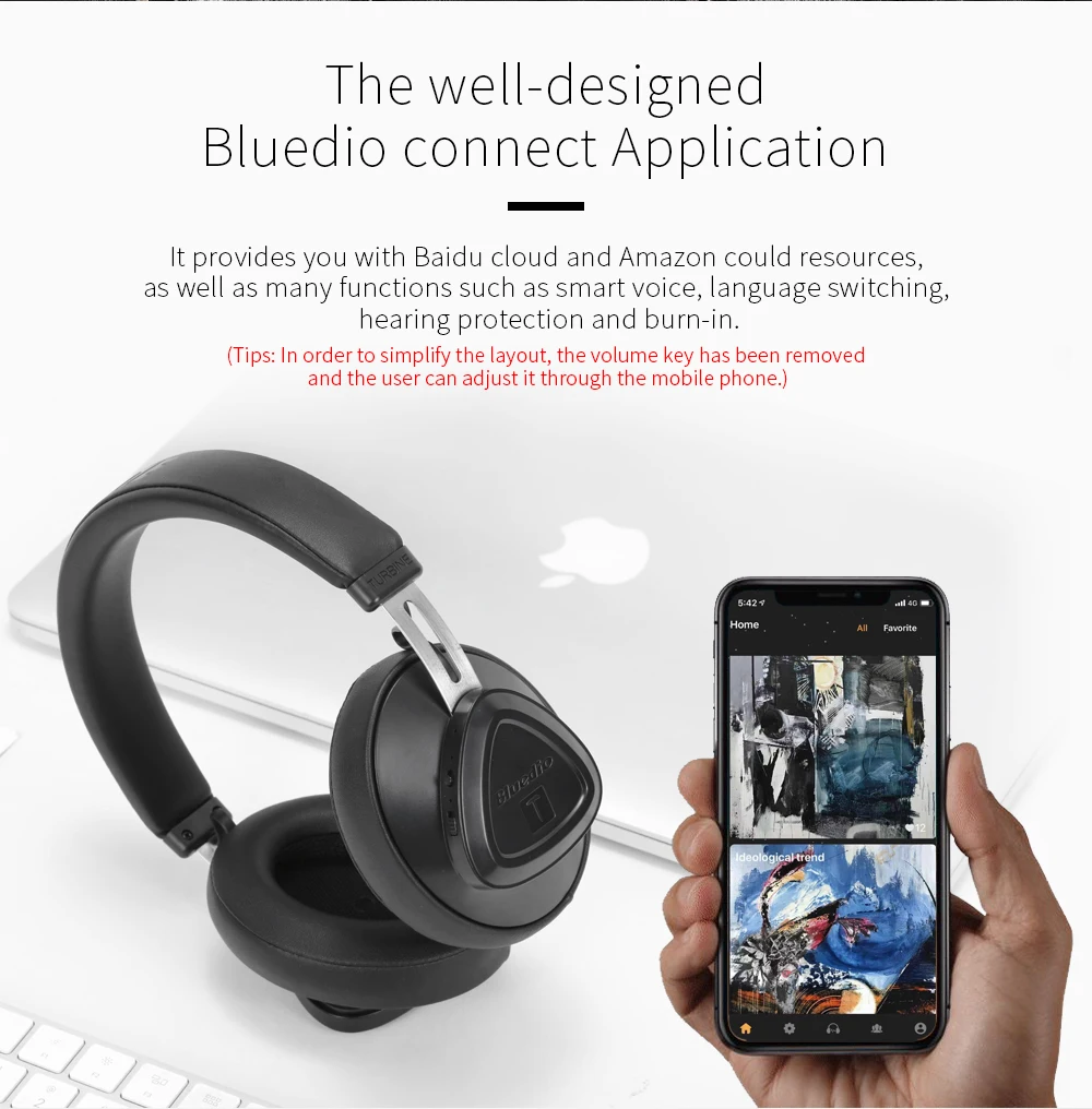 Bluedio TMS Bluetooth 5,0 Спортивная гарнитура беспроводная бинауральная стерео активная шумоподавление HD монитор наушники с микрофоном