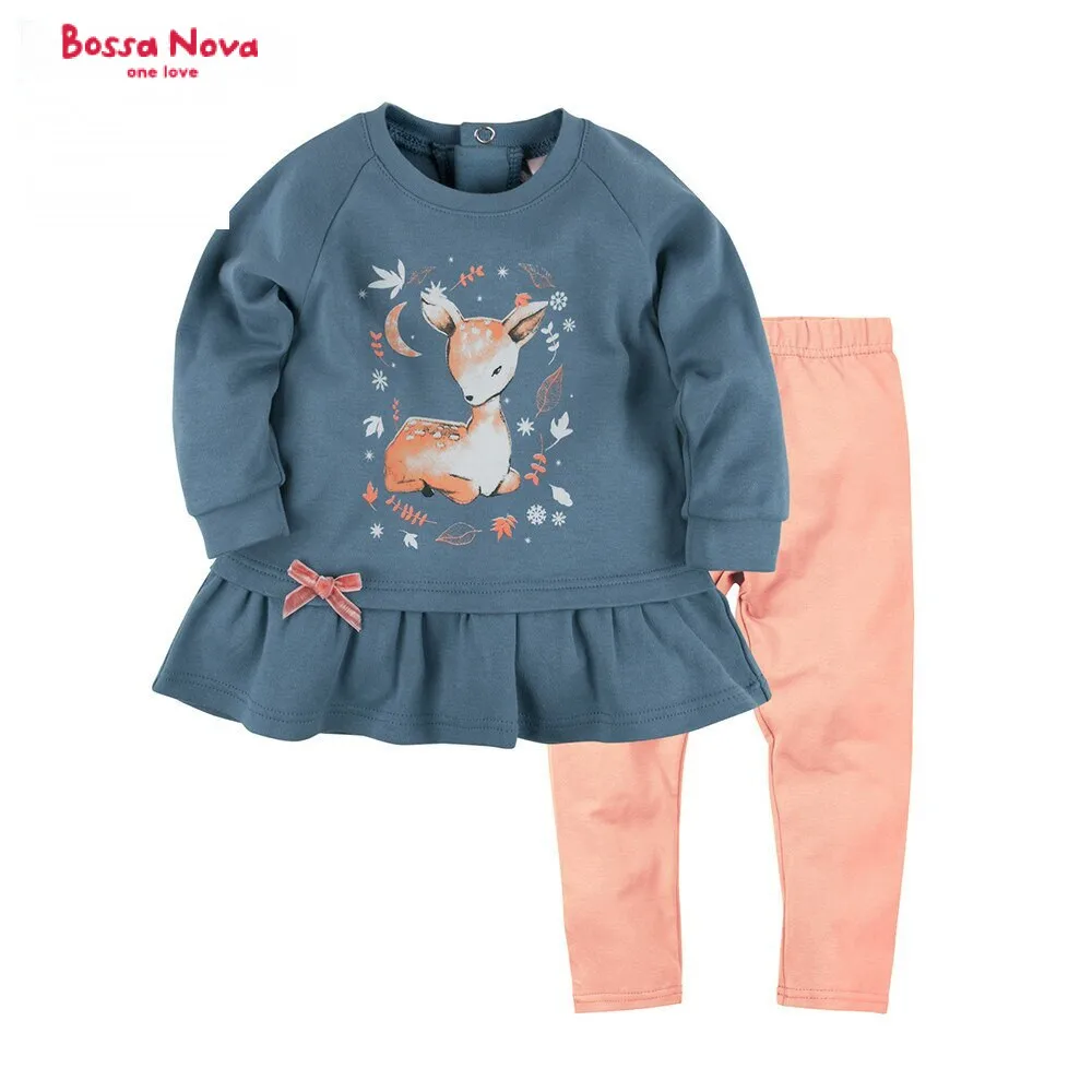 Комплект туника+лосины BOSSA NOVA для девочек 083b 361s|baby set|baby clothes for girlsset baby |