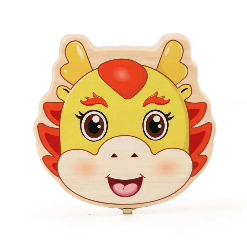 Color printing male and female teeth collection box fetal umbilical cord collection baby teeth memorial box baby teeth box