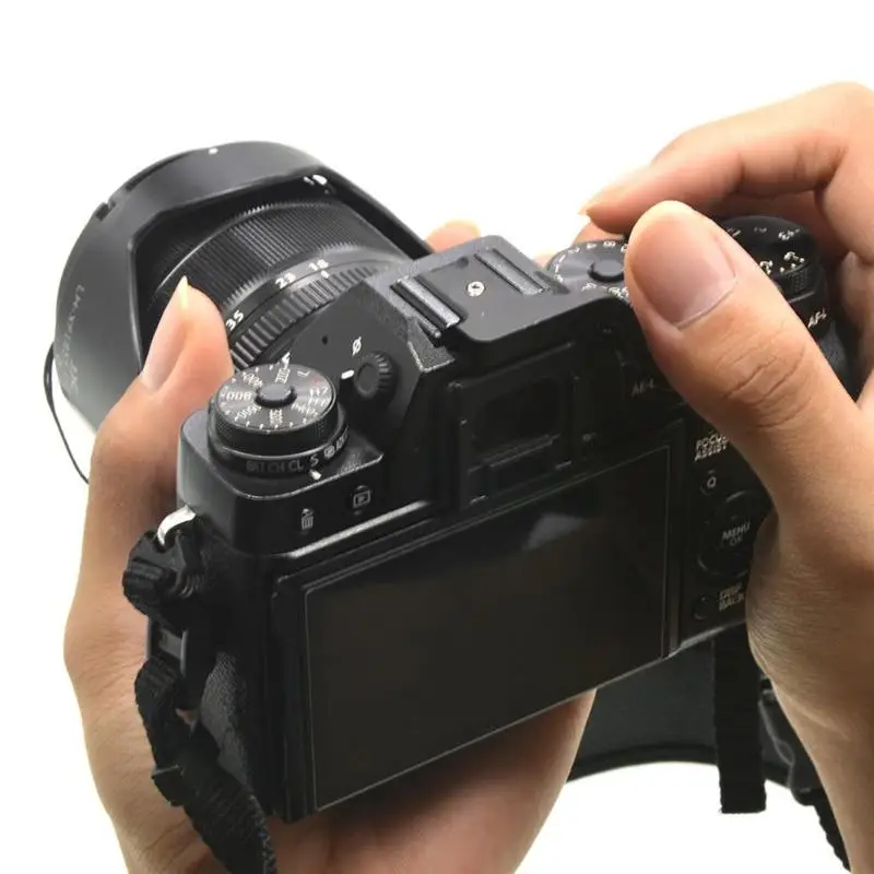Алюминиевый горячий башмак Thumb Up Grip черный для Fuji Fujifilm XT1 X-T1 XT2 X-T2