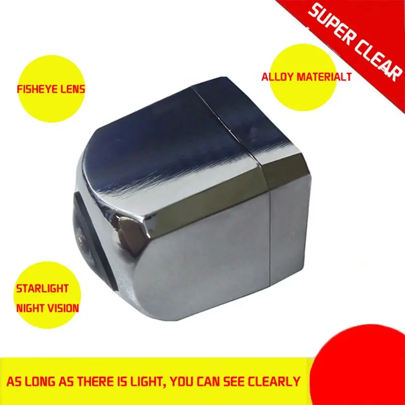 175 ° Автомобильная камера заднего вида, универсальная камера ночного видения Starlight, HD сплав, рыбий глаз, подходит для Android A6HE