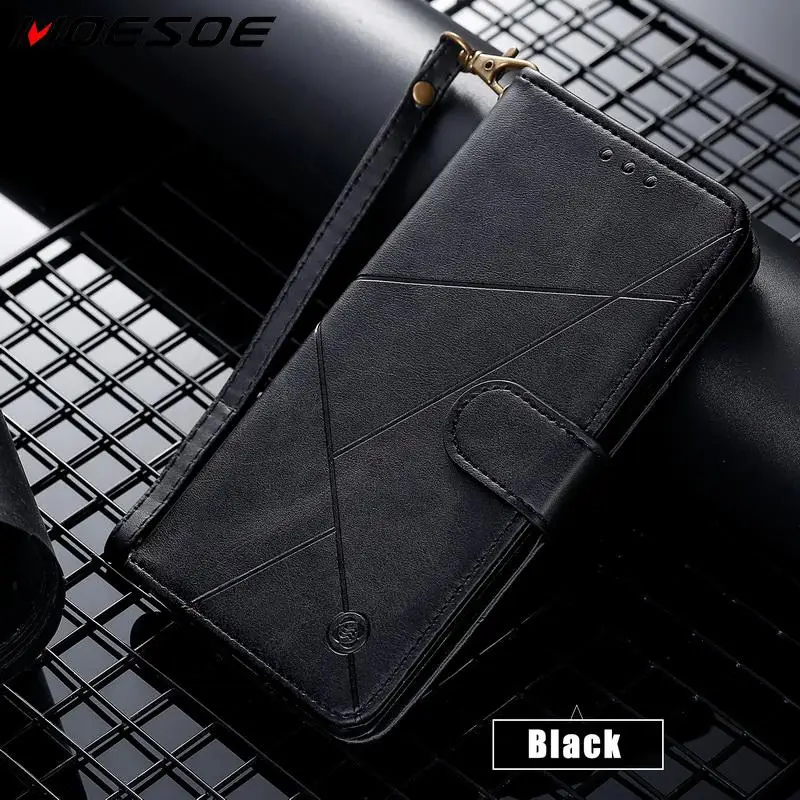 

Vintage Geometric Flip Wallet Case For iPhone 11 Pro Max XS XR X 10 6 6s 7 8 Plus Phone Case Luxury Leather Card Holder Cover