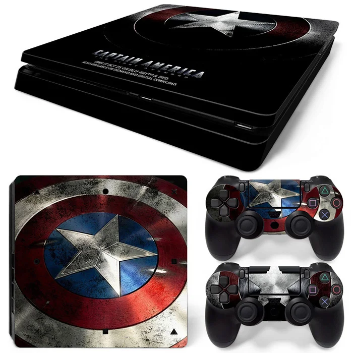 Disney Star Wars Darth Vader Sticker Cover Wrap Protector Skin For PlayStation 4 Console & 2PCS Controller Skin Decal For PS4 
