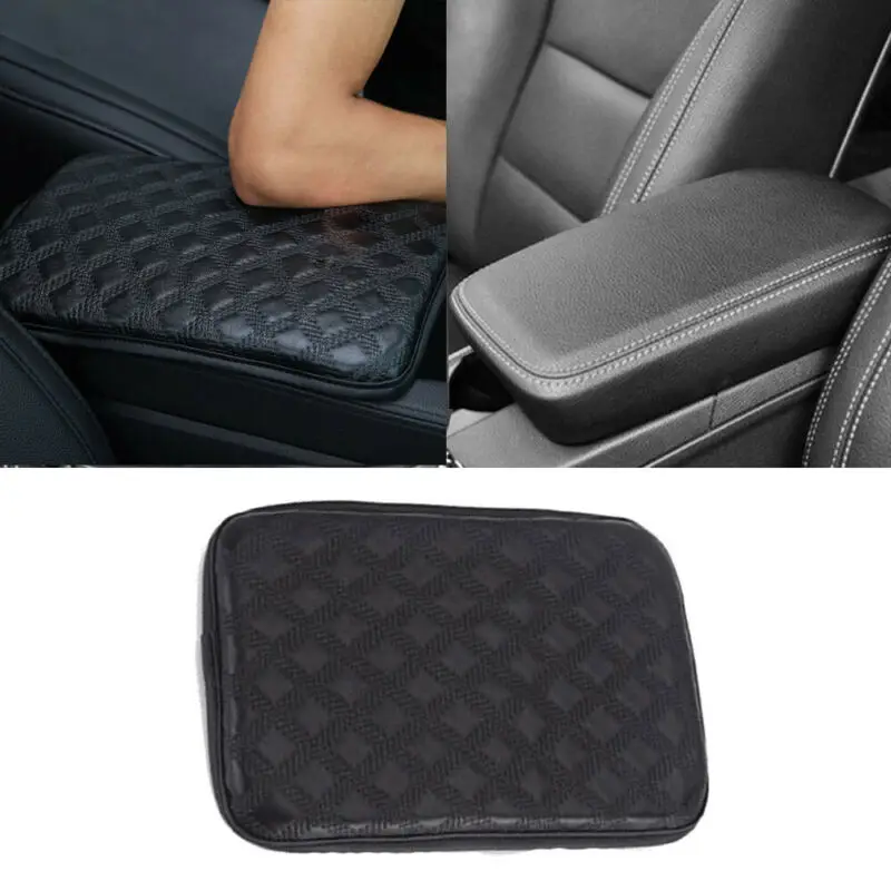 1x Автомобильный кожаный подлокотник чехол для центральной консоли аксессуары