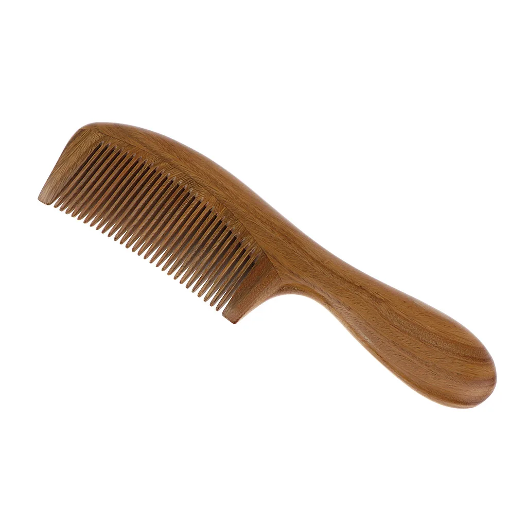 Hair Comb Wooden Fine Tooth Comb for Curly Hair Detangling,Ergonomic  Comb:Made of Natural Sandalwood Anti Bacterial