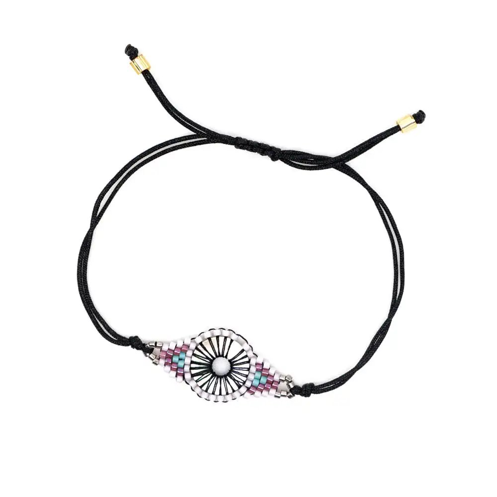 Go2boho турецкий браслет Evil Eye для женщин Delica MIYUKI Браслеты Lucky Evil Eye Pulseras Mujer новые мексиканские ювелирные изделия ручной работы