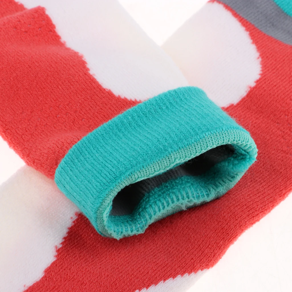 

2 Pair Thermal Padded Ski Socks Snowboard Padded Protection High Knee Sock