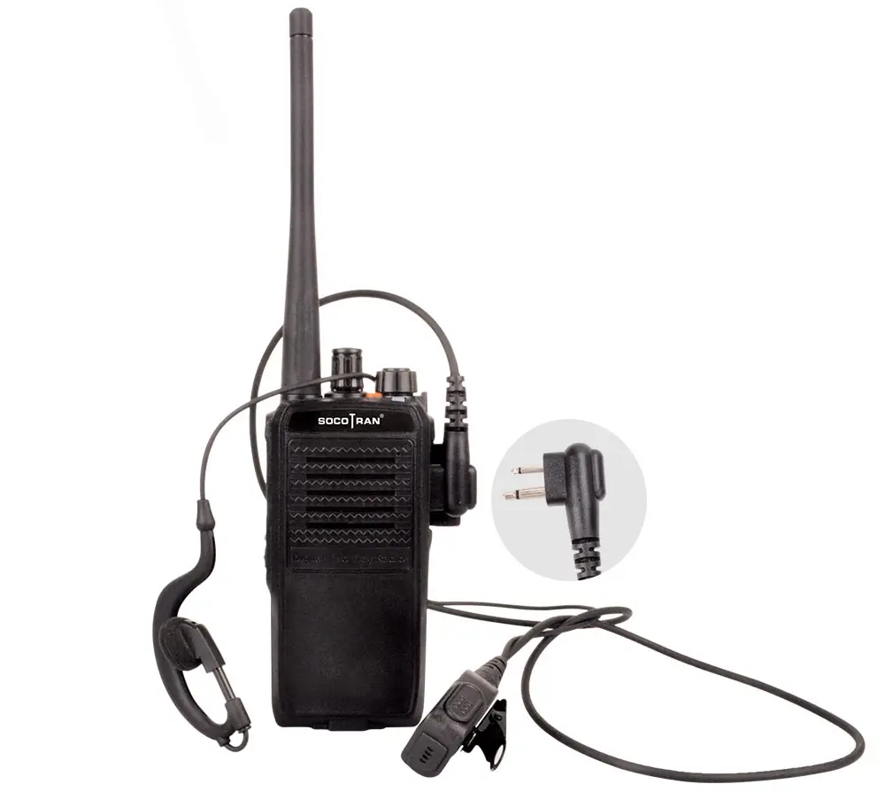 2 Pin Клип наушник, крепящийся на ухе гарнитура микрофон стандарт голосовой связи PTT для Motorola двухсторонняя рация CP040 CP125 CP140 CP180 CP185 CP300 M штекер