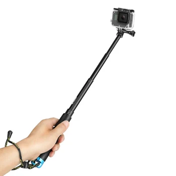 

Rubber Black Extendable Monopod Selfie Stick 20-48cm For Samsung Galaxy S10 S9