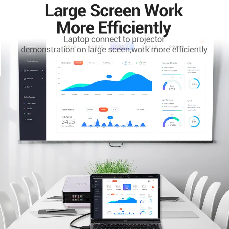 Vention Displayport-VGA ̺ 1080P DP-VGA ȯ - Ʈ   ÷ Ʈ-VGA 