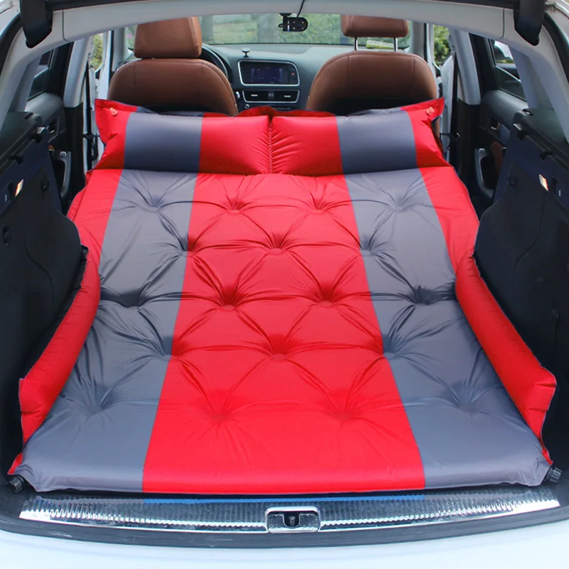 Car auto inflated mattress SUV special vehicle middle bed trunk traveling bed air cushion bed self driving traveling mattress - Название цвета: Красный