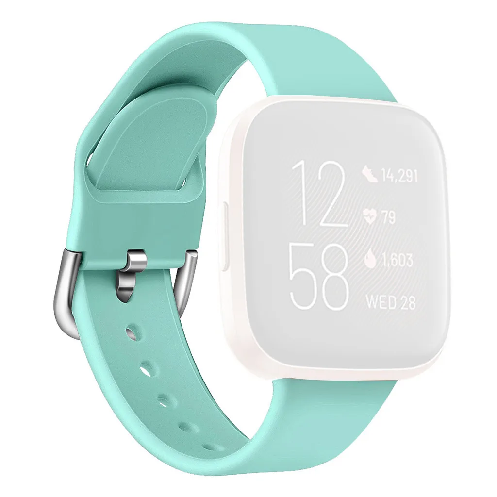Силиконовый ремешок на запястье для Fitbit Versa 2, ремешок для смарт-часов, сменный ремешок для мужчин и женщин, браслет для мужчин, спортивный ремешок для часов, 19Oct