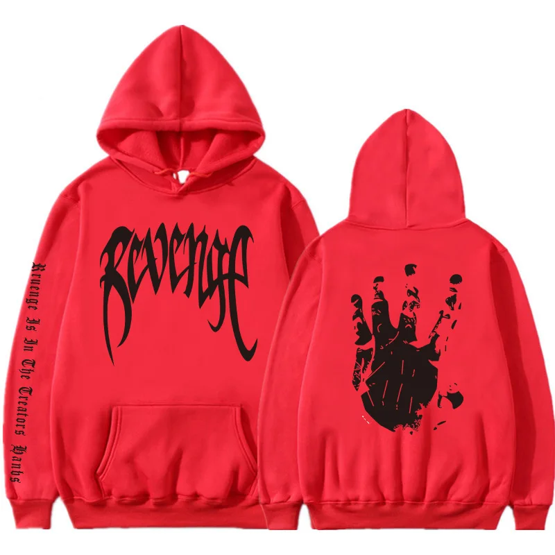 Cena Xxxtentacion zemsta bluzy z kapturem bluzy damskie i męskie raper Hip hop bluza z kapturem bluzy z kapturem jesień zima ubrany bluza z kapturem mężczyzn